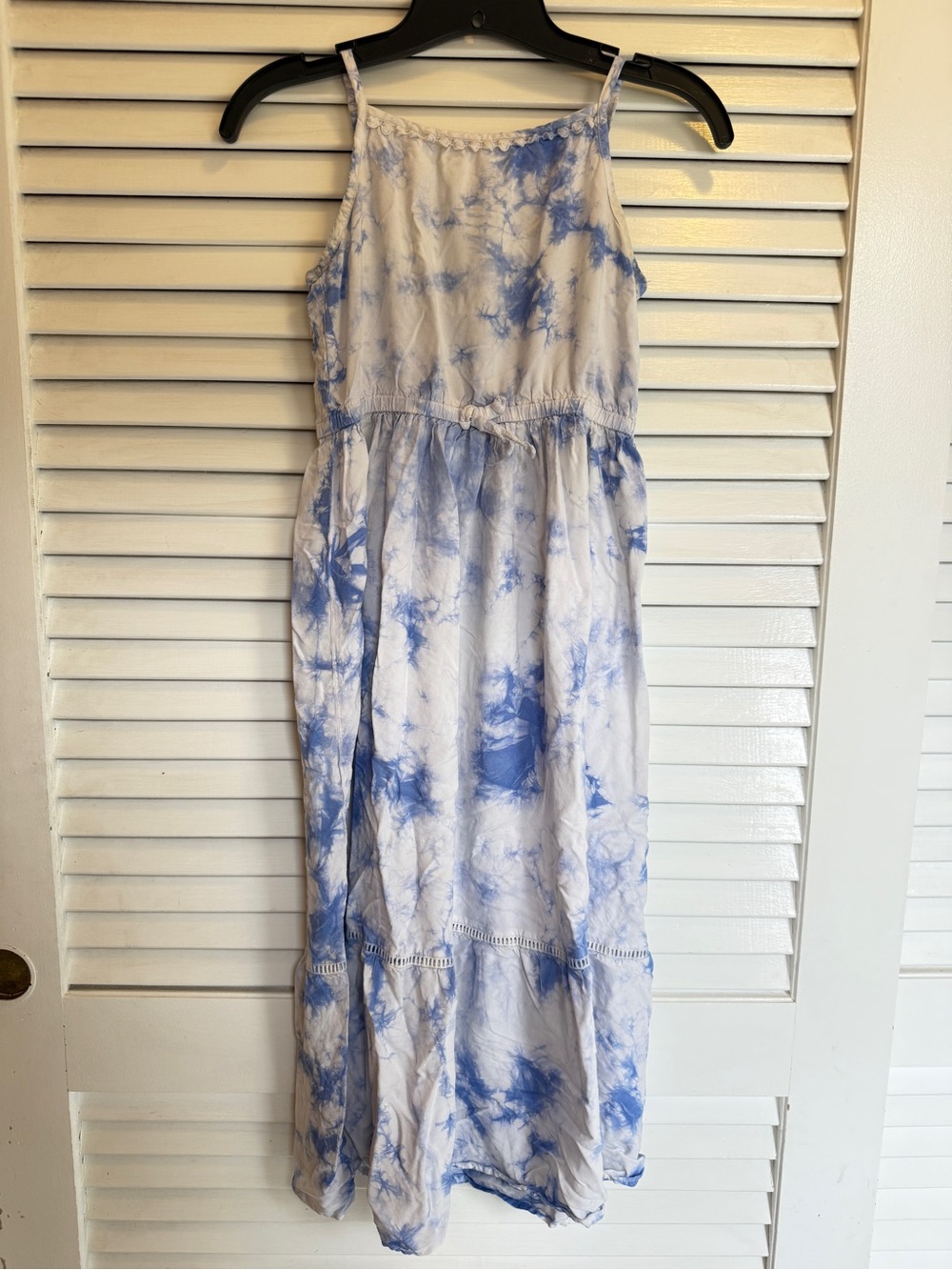 Cat & Jack White and Blue Tie-Dye Sundress